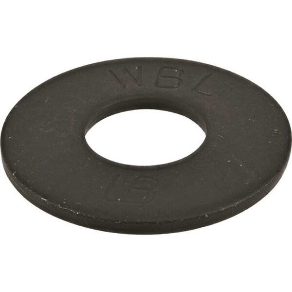 Hillman 1/4 in. Black Exterior Flat Washers 261256 Zoro